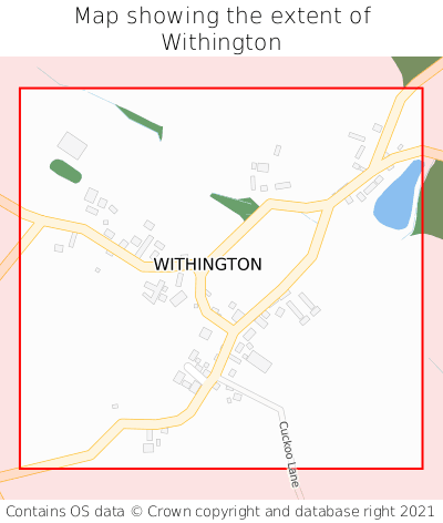 Map showing extent of Withington as bounding box