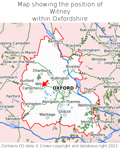 Map Of Witney Oxfordshire Where Is Witney? Witney On A Map Map Of Witney Oxfordshire Where Is Witney? Witney On A Map