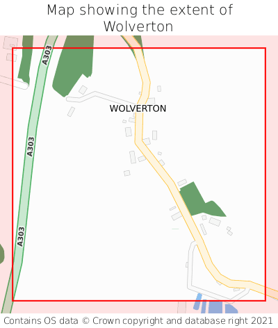 Map showing extent of Wolverton as bounding box