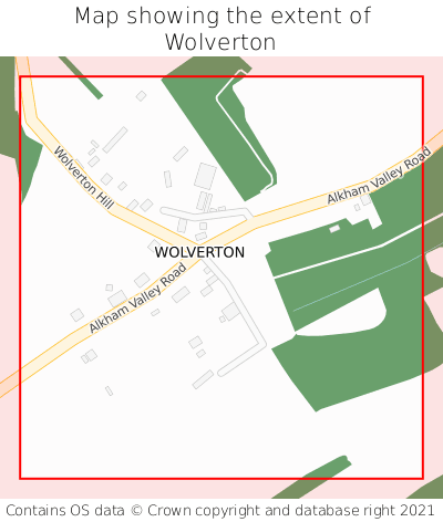 Map showing extent of Wolverton as bounding box