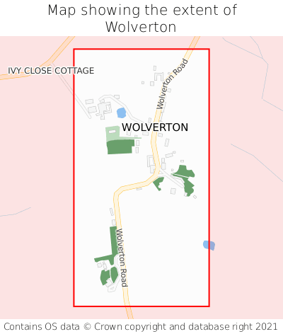 Map showing extent of Wolverton as bounding box