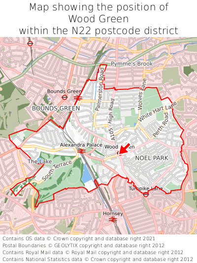 Wood Green London Map Where Is Wood Green? Wood Green On A Map