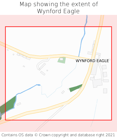Map showing extent of Wynford Eagle as bounding box