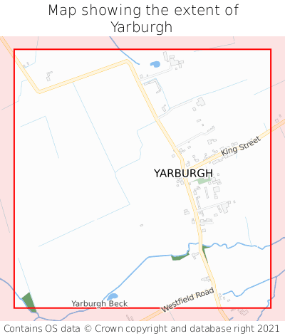 Map showing extent of Yarburgh as bounding box